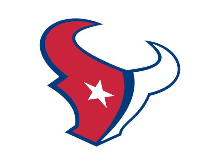 Houston to NY Giants colors logo DIY iron on transfer (heat transfer)